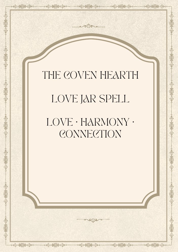 Love Jar Spell — Digital Guide: 8-page PDF · instant digital download
